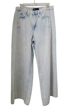 GAP Size 8/26 L Baggy Frayed Seam Jeans